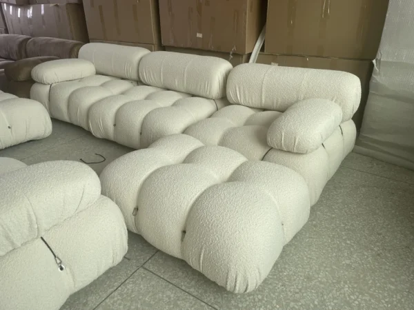 Super september Living room furniture velvet sectional mario bellini sofa modular couch for home furniture - Image 3