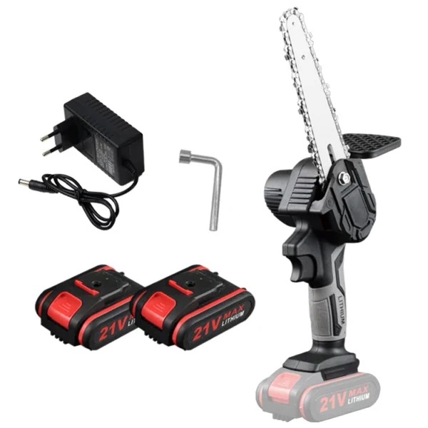 20V Handheld 6Inch Cordless Electric Mini Chain Saw For Wood Cutting